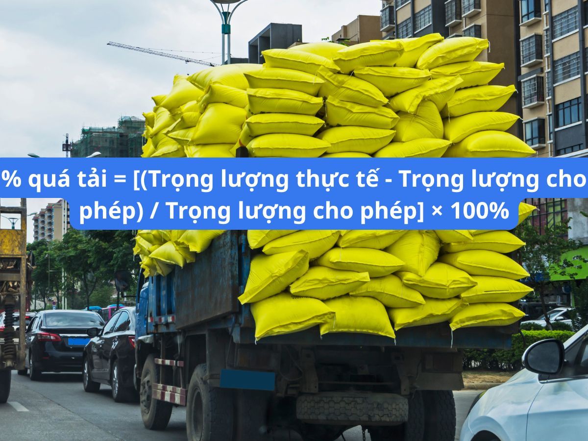 Công thức tính xe quá tải