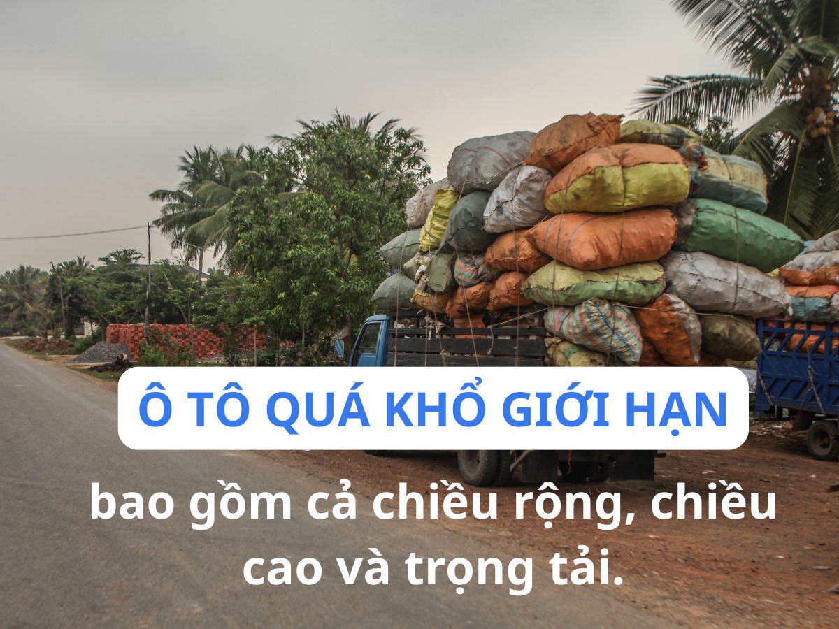 Lỗi quá chiều dài xe tải