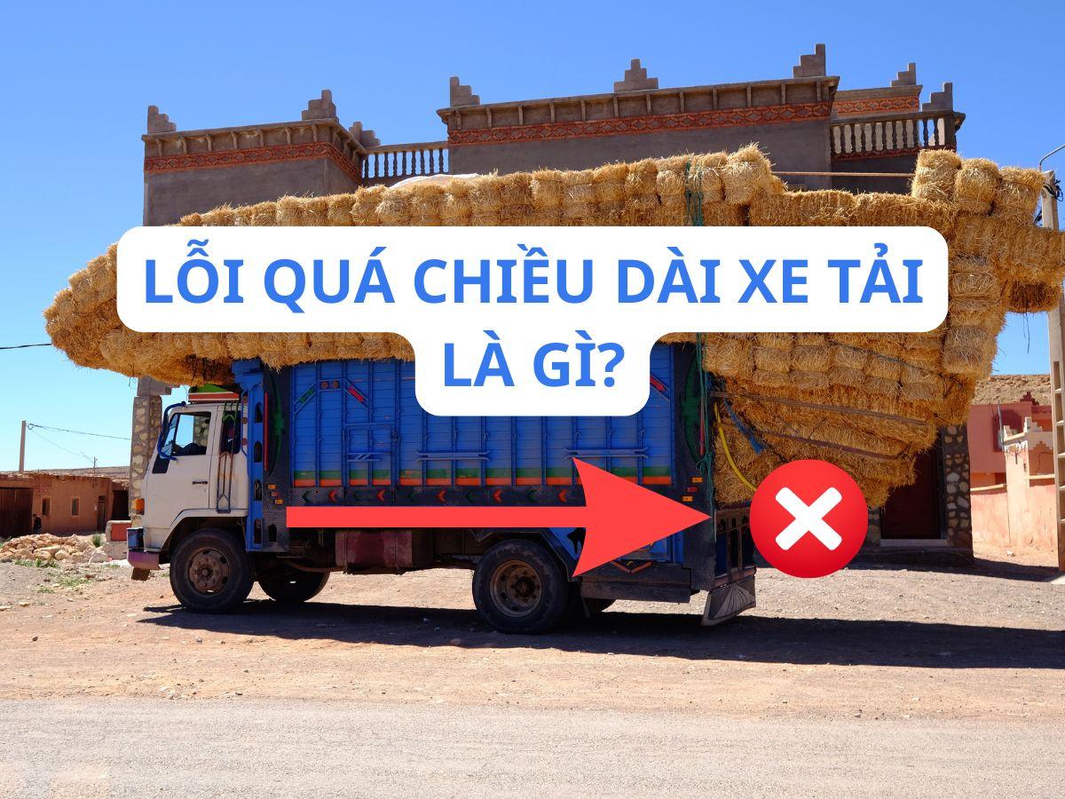 Lỗi quá chiều dài xe tải