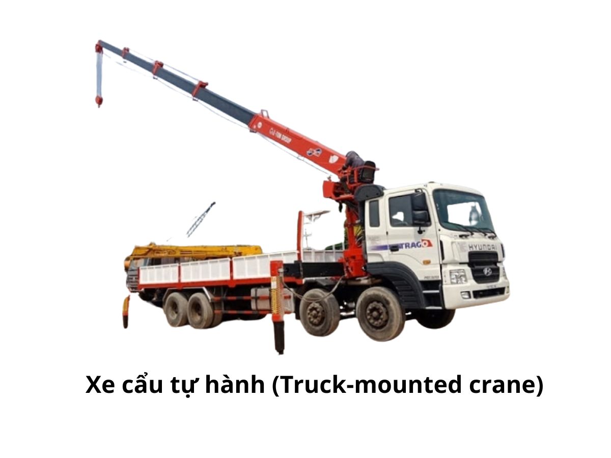 Xe cẩu tự hành tiếng anh là gì